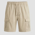 Pantalones cortos largos clásicos de algodón transpirable