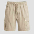 Pantalones cortos largos clásicos de algodón transpirable