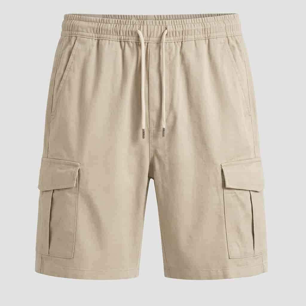 Pantalones cortos largos clásicos de algodón transpirable